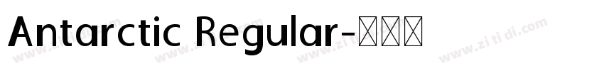 Antarctic Regular字体转换